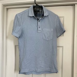 Banana Republic Slim Polo Short Sleeve Light Blue XS